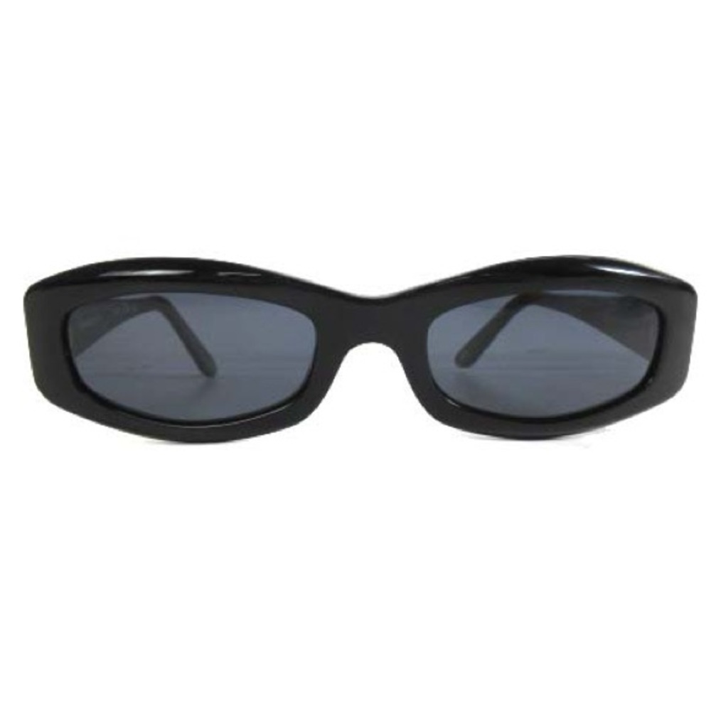 Like New💛CHANEL vintage  Black/ Dark blue Sunglasses with Gold Detail - Picture 7 of 11
